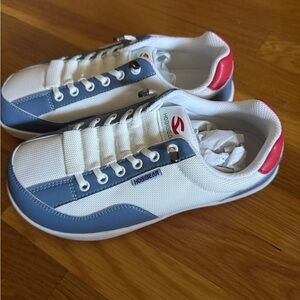 Hobibear Women's Blue and White Sneakers